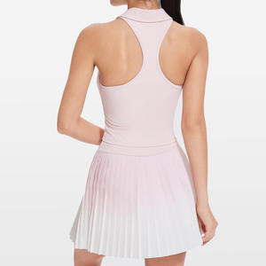 Ropa de tenis de talla grande para mujer, conjuntos deportivos, Polo, sujetador a prueba de golpes y faldas <span class=keywords><strong>2</strong></span> en 1 con pantalones cortos, trajes de Fitness de dos piezas, ropa - Product Image 2