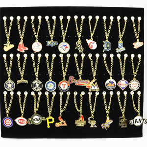 <span class=keywords><strong>Pin</strong></span> de Metal para Gorra con Cadena y Decoraciones de Logos de Equipos de Béisbol de Moda en Europa y América - Product Image 2