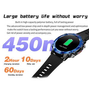 นาฬิกาสมาร์ทวอทช์ SENBONO <span class=keywords><strong>HERO</strong></span> สำหรับกิจกรรมกลางแจ้ง รองรับการโทรผ่านบลูทูธ หน้าจอ HD ขนาด 1.39 นิ้ว ความละเอียด 360*360 แบตเตอรี่ 450mAh กันน้ำระดับ IP68 สายยาง  ติดตามการนอนหลับ - Product Image 5