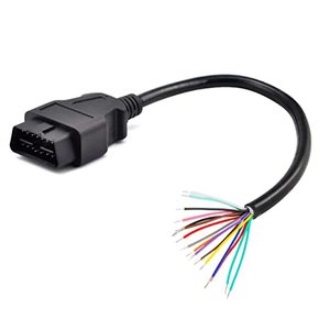OBD ขั้วต่อชาย J1962เพื่อเปิดปลั๊กสายการวินิจฉัย OBD สายต่อขยาย OBD2 pigtail DIY อะแดปเตอร์ USB Mobley 30ซม. - Product Image 2