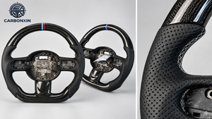 อุปกรณ์ตกแต่งรถยนต์สำหรับ BMW Mini R56 F55 F56 Cooper S JCW R50 F57 R57 R55 F60 F54 พวงมาลัยคาร์บอนไฟเบอร์ฟอร์จ LED RPM - Product Image 3