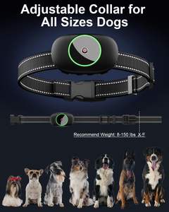 <span class=keywords><strong>Collar</strong></span> de entrenamiento para perros con Control remoto antiladridos, gran oferta, Ayuda de entrenamiento eléctrica impermeable, mascotas de todos los tamaños con vibración de choque - Product Image 6