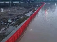 Barrera Portátil Contra Inundaciones para Garaje, Puerta de Casa, Barrera Contra Inundaciones de Plástico en Forma de L