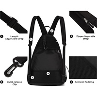 Raquette à pagaie personnalisée Pickleball Accessoires Fourre-Tout Raquette Sport Tennis Racketball Bandoulière Sacs à dos pour Femmes Hommes