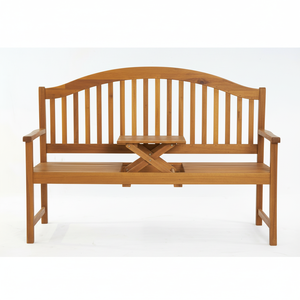 Moderno de madera de acacia Patio sabio al aire libre plegable balcón Mesa Banco Pop Up suelo al aire libre para Patio sala de estar Villa hogar - Product Image 1