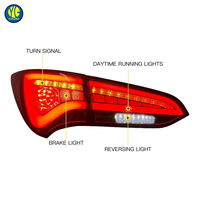 Feux arrière YU GUANG pour Hyundai Ix45 Santa Fe (2013-2018) – Amélioration LED avec clignotants rouges et fumés