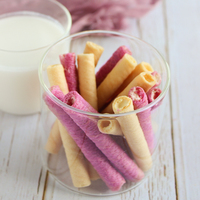 Tranche saveur noix de coco pour biscuits, 1 pièce, rouleau d'œuf pour snacks