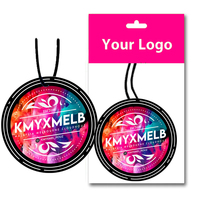 Vente en gros usine de supports vierges en papier pour désodorisants de voiture suspendus, personnalisables par sublimation avec logo imprimé, pour l'aromathérapie