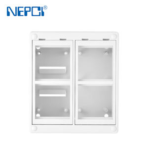 Boîte de <span class=keywords><strong>prise</strong></span> murale espagnole à forte demande XJY-ZMC-11-4S Europe Type Multi Socket Série 45 Boîte montée sur bureau - Product Image 2