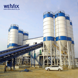 HZS180 Centrale à béton Centrale à béton stationnaire Centrale à béton prête à l'emploi Mélangeur à béton alimenté par courroie - Product Image 1