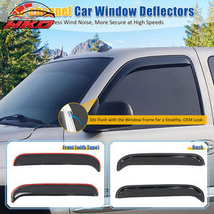 For Ford F-150 F-250 F-350 80-96 Regular Cab 2PC In-channel <b>Window</b> Visors <b>Shade</b> - Product Image 2