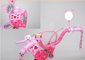 Vélo pour filles de 12 à 20 pouces, idéal pour les 3-12 ans, vélo princesse rose avec roues stabilisatrices, cadre en acier à haute teneur en carbone, vente en gros directe usine - Product Image 5