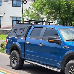 Cubierta de aluminio rígida para camioneta 4x4, impermeable, antirrobo, tipo <span class=keywords><strong>camper</strong></span>, para VW Amarok, Tacoma, GMC Sierra, Shark 6 - Product Image 1