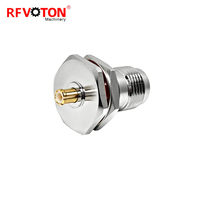 Adaptateur RF coaxial 50 Ohm TNC femelle traversant le panneau vers MCX mâle, vente en gros directe usine