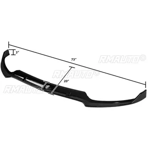 3 pièces pour Mercedes Benz Classe C W205 C300 C160 C200 C350e C260 AMG 2015-2018, spoiler de pare-chocs avant, style carbone - Product Image 6