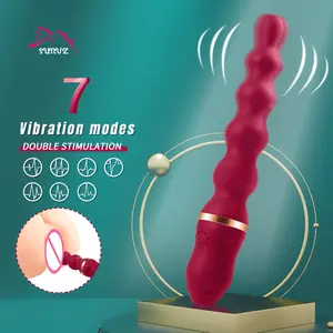 Juguet Par seksual dewasa gratis Anal Vibrator Plug panjang Butt manik-manik untuk Gay mainan seks untuk anak laki-laki memperluas Anal Beads Plug Vibrator untuk pria