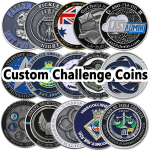 Sản xuất thiết kế miễn phí của bạn men Bộ sưu tập tiền xu lưu niệm kỷ niệm kim loại đồng xu tùy chỉnh Hợp kim kẽm 2D 3D thách thức đồng xu - Product Image 6