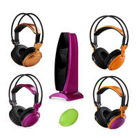 Casque audio RF Silent Disco avec fente de rechange à commutation à chaud, alimentation garantie ininterrompue pour les raves en plein air toute la nuit