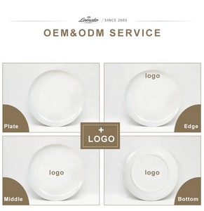 Đĩa ăn sứ trắng tròn, giá sỉ, đặt làm theo yêu cầu, rẻ, dùng cho nhà hàng, khách sạn, bếp, tiệc cưới - Product Image 4