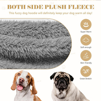 Vêtements pour chien en polaire double face pour l'hiver, adaptés aux chiens de taille moyenne/grande, Golden Retrievers, chauds et anti-peluchage