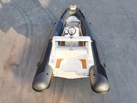 Bateau pneumatique Huihao 5,4 m (17,7 pi) à coque en aluminium, télécommandé, durable, avec matériau PVC/Hypalon, en promotion