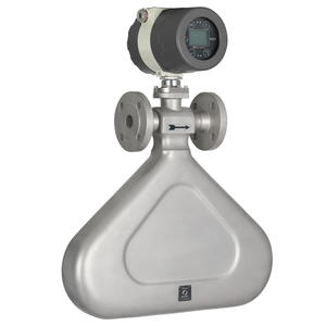 स्टेनलेस स्टील पोर्टेबल टरबाइन थर्मल द्रव्यमान प्रवाह मीटर त्रिकोण आकार चर क्षेत्र जल तेल डीजल ओम अनुकूलन योग्य वायु - Product Image 1