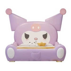 Cama Infantil Moderna de Madera JINS, Cama de Princesa con Tobogán y Almacenamiento para Niñas, Diseño de Dibujos Animados para Dormitorio Infantil - Product Image 2