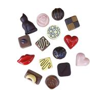 Magnet Kulkas Resin Bentuk Cokelat Aneka Ragam untuk Dekorasi Dapur