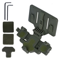 Support de navigation pliable en nylon avec tige en carbone MOLLE tactique, support de téléphone portable étanche pour gilet tactique, accessoires de chasse