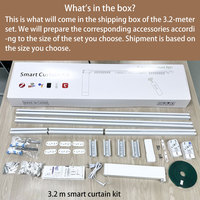 Kits de système de rideaux intelligents automatiques LifeLibero OEM, moteur de rideau électrique intelligent Tuya WiFi pour maison intelligente, hôtel, appartement