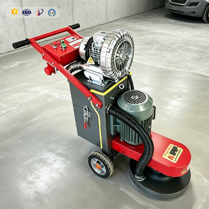 Meuleuse à béton professionnelle autoportée avec système d'aspiration intégré pour la rénovation et le meulage des sols intérieurs sans poussière - Product Image 4