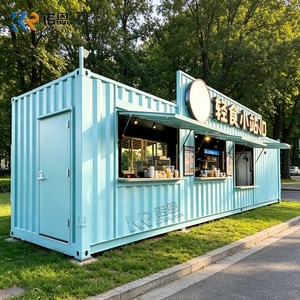 Quiosco <span class=keywords><strong>de</strong></span> Comida Modular en Contenedor, Bar Prefabricado, Restaurante con Cocina, Estructura <span class=keywords><strong>de</strong></span> Acero, Tienda Minorista para Uso Comercial - Product Image 2