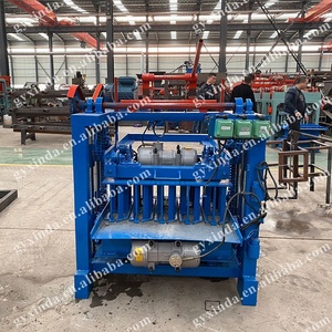Máy làm gạch nhỏ Khóa liên động hallow lát xi măng khối đúc máy móc để bán Philippines - Product Image 2