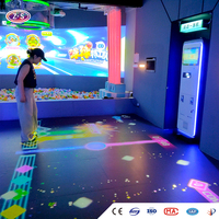Projecteur interactif tout-en-un pour divertissement sportif, léger et portable, jeux de projection interactive au sol pour événements et fêtes