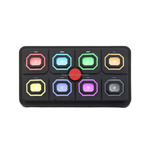 8 Gang RGB Touch Control Switch Panel Toggle Momentané Pulsé Strobe 12V 24V 60A SSR <span class=keywords><strong>Circuit</strong></span> Control Relay Box pour Voitures Nouveau - Product Image 1