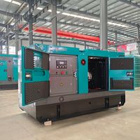 Générateur diesel silencieux de 50 kVA, 50 kW avec démarrage automatique, fonctionnant à 220 V 50 Hz pour s'adapter à diverses conditions de travail complexes sur site