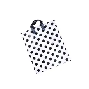 Hot Sale Preço Barato Plástico Personalizado Impressão Em Sacos Soft Loop Handle Shop Bag Tamanho Grande