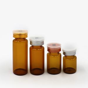 Customized 1ml 2ml 3ml 5ml 10ml 15ml 20ml 30ml Clear Amber <b>Glass</b> Vials <b>Bottle</b> <b>With</b> Plastic Cap for Liquid and Powder Packing - Product Image 3