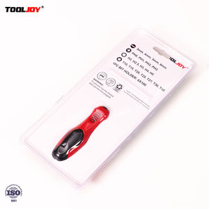 Набор из 21 отверточного бита с магнитным держателем, биты из стали S2, комбинированный набор, портативный набор с эргономичной ручкой для домашнего ремонта - Product Image 2