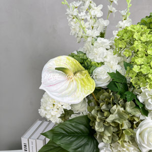 Nouvelles fleurs artificielles de boule pour des supports de fleur Arrangement de mariage de luxe pièce maîtresse boule de fleur de Table - Product Image 3