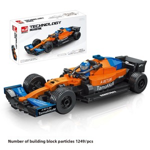 MeiJi 13014 Set di Costruzioni per Bambini, Modello di Auto Sportiva Formula 1, Puzzle STEM, Regalo Educativo - Product Image 3