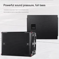 Haut-parleurs audio carrés de 10 pouces de Performance extérieure à distance haute puissance de scène professionnelle 8 paires 12 ensembles pour l'éclairage vidéo