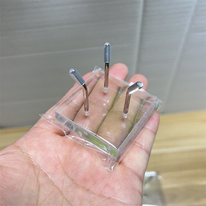 Giá đỡ mẫu khoáng vật hình cầu bằng acrylic, tay đỡ bằng kim loại, đế acrylic, giá trưng bày - Product Image 5