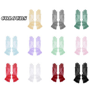 <span class=keywords><strong>Gants</strong></span> de mariage pour femmes en maille de mariée en tulle longs <span class=keywords><strong>gants</strong></span> de fête de costume d'opéra 27 "longueur de coude <span class=keywords><strong>gants</strong></span> transparents - Product Image 6