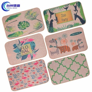 Alfombra de puerta de goma antideslizante para puerta trasera de entrada Alfombra de baño Alfombras de cocina impermeables - Product Image 5