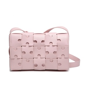 2025 Spring Summer New Fashion Vintage Women's Small Square <strong>Bag</strong> Retro Jigsaw Weaving Waterproof Single Shoulder Messenger <strong>Bag</strong> - Product Image 3