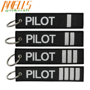 Nhà Máy Tùy Chỉnh Dệt Key Fob Chuỗi Dây Đeo Không Có Tối Thiểu Trung Quốc Số Lượng Lớn Trong Cá Nhân Poly Bag 25 Mét Vòng Lớn + Lỗ Gắn Twill Nền 2C - Product Image 6