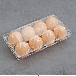 Carton à œufs réutilisable en plastique transparent, capacité 30 œufs, plateau transparent pour usage familial et pastoral - Product Image 1
