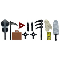 Prix d'usine – Nouveau set de blocs de construction Renegade Ninja Mini Figures – Jouets en briques Dark Warrior personnalisables pour jeu créatif