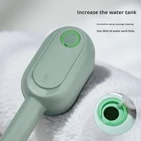 Brosse d'épilation à vapeur pour chat 3 en 1 auto-nettoyante antistatique efficace Peigne de toilettage pour animaux de compagnie pour la salle de bain en plastique